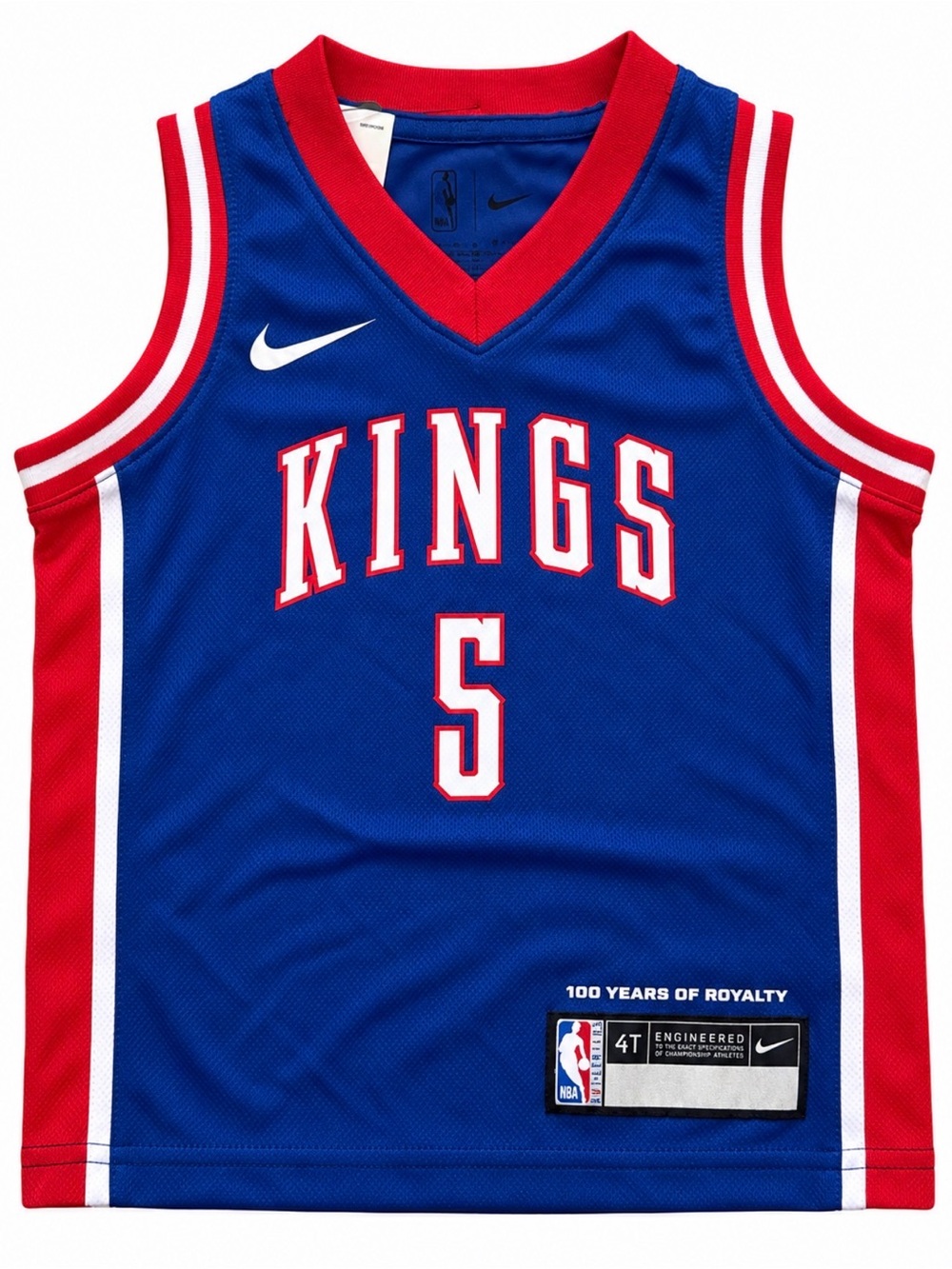 NBA Kings #5 Youth Jersey - Blue & Red